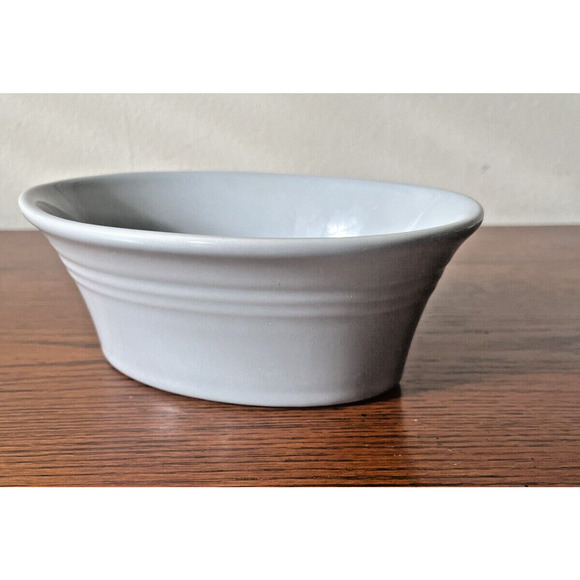 Mason Cash Pottery Bakeware Gray Individual Pie Casserole Baking Dishes Oval 7" - Picture 2 of 8